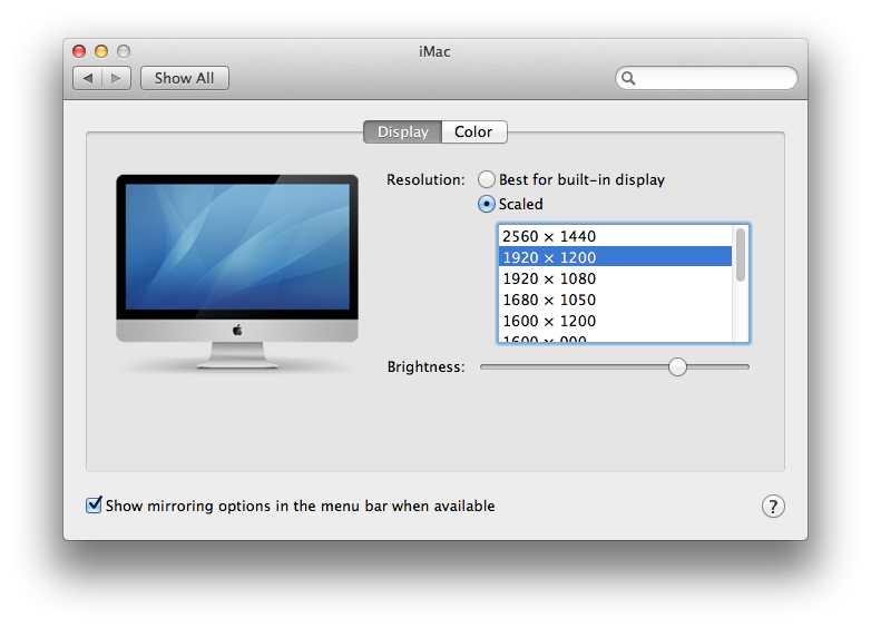 scaleddisplay
